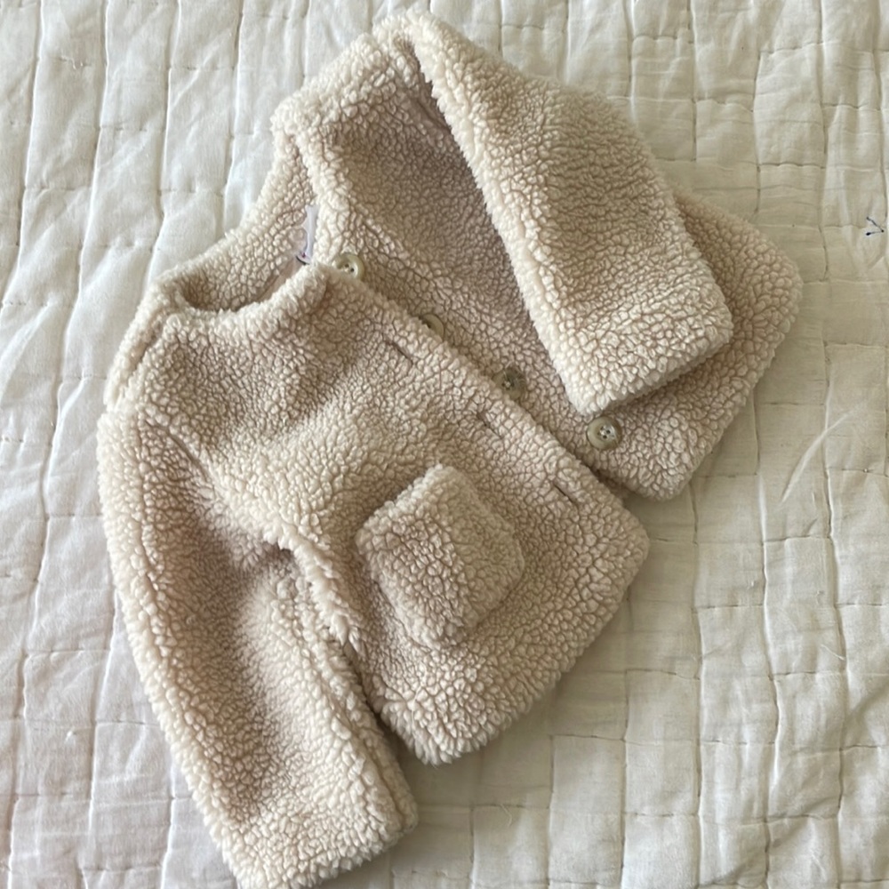 Hanna Andersson Sherpa jacket, 18-24 mo
